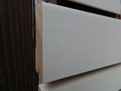 White Plinth KLW-04 80x19x2200